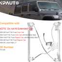 Front Driver Side Power Window Regulator with Motor Replacement for Ford F150 2004 2005 2006 2007 2008 (Standard or Crew Cab), 06 07 08 Lincoln Mark LT, Left, 741-428