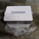 3 Tier Medicine Cabinet Organizer Large Capacity Medicine Organizer, Portable Medicine Box with Handle, Multipurpose Medical Box with Removable Tray, First Aid Boxes Empty, White