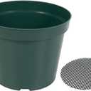 40 Pack 4 Inch Plastic Nursery Pots with Mesh Pad, Thick Sturdy Plastic Plant Pots with Drainage Holes Indoor/Ourdoor Flower Planter Pots, Green