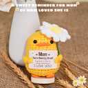 Pawzity Gift for Mom from Daughters, Son for Mom - Cute Christmas, Mothers Day, Birthday Gifts for Moms - Emotional Love Support Moms Crochet - Duck Knitted Positive Doll