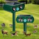 Solar Ultrasonic Animal Repellent Outdoor