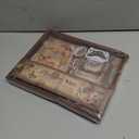 icceemee Scrapbooking Supplies Kit, Brown Garden Scrapbooking Kit for Bullet Junk Journaling, Stationery, A6 Grid Notebook, Flower DIY Journaling Supplies, Birthday Craft Gift for Teen Girls