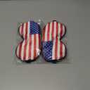 2 x Silk American Flag Sleep Masks,Soft American Eye Masks with Adjustable Strap,Comfortable Funny Sleeping Masks for Men,Women