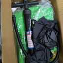 Water Hammock Inflatable Dock, 8ft Floating Raft Circular Water Island, Float Rings Air Mesh Platform for Lake/River/Swim Pool (Green)