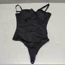 SHAPSHE Strapless Shapewear Corset Bodysuit Tops for Women Tummy Control V Neck Thong Body Shaper Going Out Outfits XS