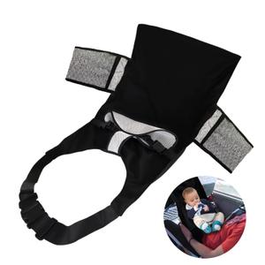 Baby Airplane Bed, Baby Travel Essentials for Flying, Toddler Airplane Seat Extender, Plane Portable High Chair Harness Seat for Infant-Black