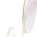 VATIN Double Face Antique White Satin Ribbon 1/4" Continuous 25 Yards,Antique White Polyester Fabric Ribbon use for Bows Bouquet, Gift Wrapping, Floral Arrangement Wedding Decoration