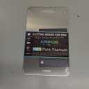 APMRQIB Titanium Cutting Boards for Kitchen, 100% Pure Titanium Cutting Boards Double Sided Non Toxic Cutting Board, Hygiene Durable Dishwasher Safe 10.5”×6.5”