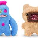 Fuggler Hairy Fuggs 9-inch Series 1 by ZURU, Funny Ugly Monster Plush Toy (Sasquoosh - Screech)