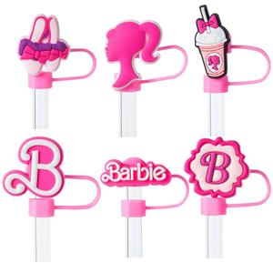 Straw Cover Caps for Stanley Cup Pack of 6, Pink Color