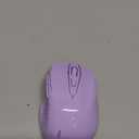 TECKNET Wireless Mouse, 2.4G Ergonomic Optical Mouse, Computer Mouse for Laptop, PC, Computer, Chromebook, Notebook, 6 Buttons, 24 Months Battery Life, 4000 DPI, 6 Adjustment Levels (Lavender)