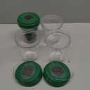 Wasp Traps for Hunting Wasps, Bees, Hornets, Insects, Yellow Jacket Traps, Wasp Trap Catcher, Reusable Solar Powered Hanging for Outdoor, 4 Packs (Green)