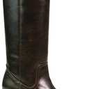 UBWDU Women's Knee High Boots Chunky Block Heel Long Boots Square Toe Low Heel Boots for Women, Size 8.5