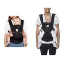 Ergobaby All Carry Positions Breathable Mesh Baby Carrier & Omni 360 All-Position Baby Carrier for Newborn to Toddler (Onyx Black)