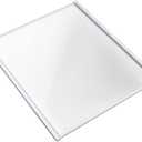 Upgraded W11130202 Freezer Glass Shelf Replacement Compatible with Whirlpool Refrigerator, W10527848 W10773886 WPW10527848 Fridge Tempered Glass Shelf, Shelf Size 11.69" X 11.37"