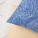 Pack of 2, Decorative Throw Pillow Covers Navy Blue Woven Farmhouse Outdoor Cushion Covers Soft Texture Couch Cushion Case for Couch Sofa Bedroom Living Room