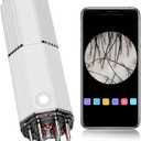 3 in 1 Electric Scalp Massager and Hair Oil Applicator Camera,Wireless Smart Visual Massager Scalp Applicator Brush