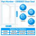 Upgraded 2319265T Refrigerator Door Gasket Compatible with Whirlpool Refrigerator Door Seal Replacement 2264506 2264728 WP2319265T Kenmore Fridge Door Seal Maytag Fridge Seal Replacement 26.97 X 39.57