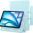 ESR for iPad Air 11 Inch Case M3/M2 (2025/2024), iPad Air 5th/4th Gen (2022/2020), Powerful Magnetic Attachment, Slim Trifold Stand Case, Auto Wake/Sleep, Durable Protection, Light Blue