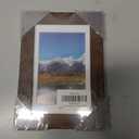 YESKAY 4x6 Picture Frame - 4 x 6 Photo Frame Made of Solid Oak Wood and Real Glass,Display Picture 3.5x5 with Mat or 4x6 Without Mat,4 by 6 Frames for Wall & Tabletop(Color Walnut)