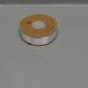 Vitalizart Silk Like Satin Ribbon 1 inch x 30 Yard Ivory White Handmade Frayed Ribbons for Gift Wrapping Baby Shower Wedding Bridal Bouquets Holiday Decor