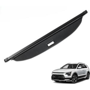 MIALUTY® Cargo Cover for 2017-2023 Kia NIRO Retractable Trunk NIRO Accessories Anti-Peeping Anti-Theft Privacy Screen,Trunk Luggage Shield Shade Carbon Fiber Texture