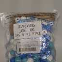 190 Pcs Winter Wood Snowflake Craft Beads 16mm Multi Colored Natural Colorful Round Loose Spacer Beads for Necklace Earring Bracelet Jewelry Making Garland Home Decor (Snowman)