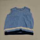 Kid Nation Boys Sweater Vest 100% Cotton School Uniform Vest for Girls Boy Toddler Kids Knit Vest (7-8 Years, Light Blue)