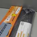 Heated Floor Mat Under Desk for Foot Warmer - Wider 110V Adjustable Temperature Electric Space Heaters Heating Pad - Carbon Crystal & Energy Saving Feet Warmers for Office,Home (Black Gray)