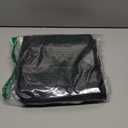 PONY DANCE Black Short Curtains for Bathroom Window, Half Drapes for Kitchen Window, loft Thermal Insulated Curtain Tiers for Bedroom/Basement, Width 29 x Length 30 inches, Black, 2 Pieces