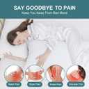 DOWNCOOL Large Body Pillow Insert- Breathable Full Body Pillow for Side Sleeper - Soft Long Bed Pillow for Adults - 20 x 54 inch (White)