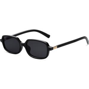 Retro Rectangle Sunglasses for Women Trendy Vintage Cool Rectangular Shades Fashion Small Square Frame