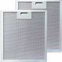 W10169961A 10.5 x 12 in (267 x 305mm) Free Standing Range Hood Grease Filter Compatible with Whirlpool Range HoodW10870878, W10875058, W10833076, W10169961, 8190858, W11245983 2 pack