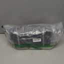 MiniArk Large Shallow Organizing Baskets 15x11x5.1 Inches - Rope Woven Storage Bins for Bathroom, Shelves, Cube Closet, Black 2 Packs