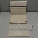 Harvopu Compatible with iPad Air 11 inch & Air 5th/ Air 4th Generation Case with Keyboard - Multi-Touch Trackpad, 7-Color Backlit, Detachable Folio Keyboard Cover for Air 11 M2, Air 5/ 4 (Starlight)