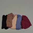 INNERSY Women's Soft & Thin No Show Modal Underwear Quick Dry Panties for Summer 5-Pack (Large)