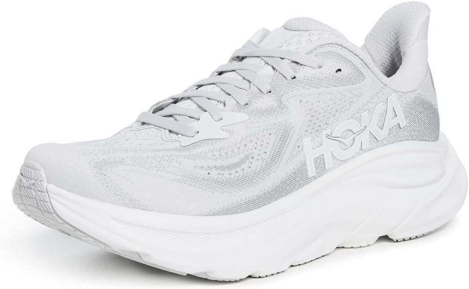 Hoka Women's Clifton 10 Sneaker, Cosmic Grey/ Stardust, 6