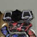 Laser Tag Guns Set of 2 with Digital LED Score Display Vests Laser Tag Inoor Outdoor Toys for Kids Ages 8 9 10 11 12+ Boys Girls Children Teens Adults Birthday Gifts Toys Christmas Blue/Red