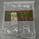 PRETTYGARDEN Women's 2025 Summer Long Sleeve Henley T Shirts Ribbed Knit Button Slim Fitted Basic Casual Going Out Fall Tops (Brown, XL)