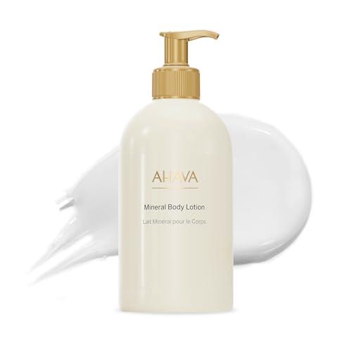 AHAVA Dead Sea Water Mineral Body Lotion - Daily Moisturizing & Hydrating Body Lotion with Osmoter, Exclusive blend of Dead Sea Minerals & Nourishing Botanical Extracts, Original, 17 Fl.Oz