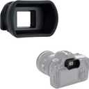 Kiwifotos Long Soft Viewfinder Eyecup Eyepiece for Canon EOS 90D 80D 70D 60D 77D 6D Mark II 5D Mark II Rebel T7 T6 T5 T100 T8i T7i T6s T6i T5i T4i T3i T2i T1i SL3 SL2 SL1 4000D 50D 40D 30D and More