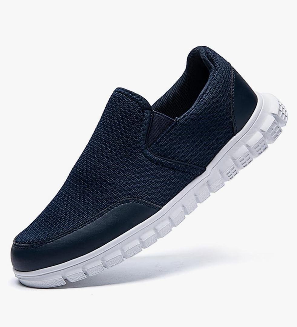 EGMPDA Mens Slip on Loafers Boat Shoes Non Slip Walking Sports Shoes Driving Shoes Casual Office Shoes Gym Lightweight Comfortable Shoes Size 10