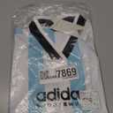 adidas Women's Tiro Colorblock Cropped Tee, White/Light Aqua, Size: X-Large