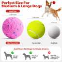 Interactive Dog Ball for Medium & Large Dogs, Automatic Moving Dog Toy with Motion Activation, USB Rechargeable Self Rolling Ball for Boredom Relief, Indoor Exercise & Independent Play