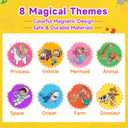 WWN Magnetic Puzzle Party Favors for Kids: 24-Pack Bulk Magnetic Puzzle Books, Toddler Travel Toys for Car Airplane, Birthday Party Supplies, School Classroom Prizes, Stocking Stuffers for Girls Boys