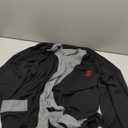 IZOD Men's Waffle Knit Kimono Robe, Black, One Size