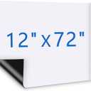 1 Roll Blank Car Magnets, 12" x 72" Custom Car Magnet Signs for Vehicle, Flexible Magnetic Bumper Sticker Sheet for Car to Advertise Business and Personalized Decal, Prevent Scratches Dents