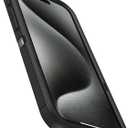 OtterBox iPhone 15 Pro MAX (Only) Defender Series XT Clear Case - Dark Side (Black/Clear), screenless, Rugged, Snaps to MagSafe, Lanyard Attachment