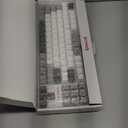 Redragon K552 Mechanical Gaming Keyboard, 87-Key Compact, LED Gaming Keyboard with Red Switches, Anti-Ghosting, Metal Frame for PC Gaming & Typing, Beginner-Friendly (Polar Monolith) (White Grey)