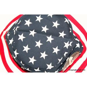 Bucket Hat Red White Blue 100% Cotton Stars and Strips Flag KBetho Unisex